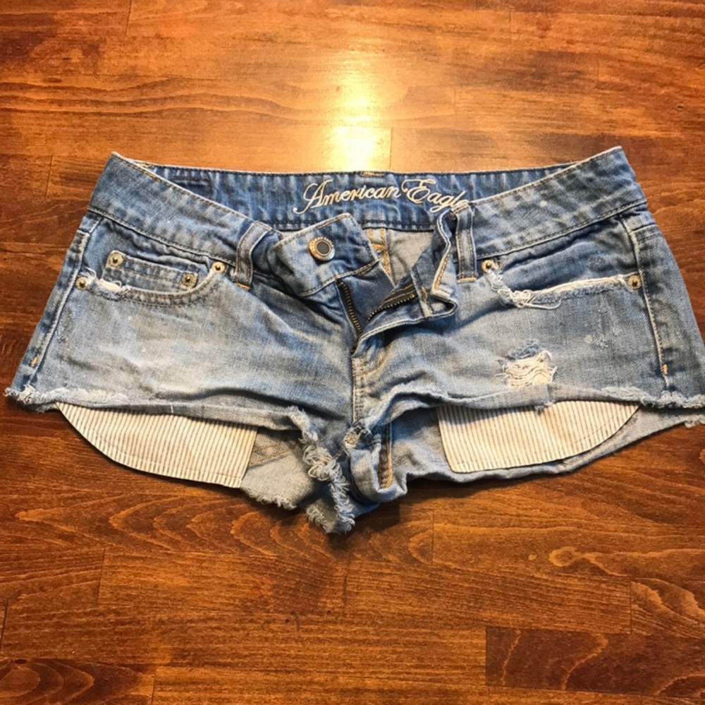 American eagle denim shorts